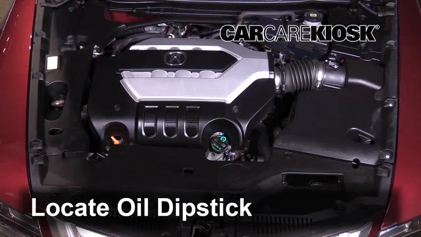 2009 Acura RL 3.7L V6 Oil Check Oil Level